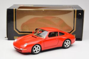 Porsche 911 993 Carrera Rosso Bburago 1:18 3050 Pressofusione — immagine 8 di 8