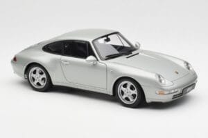 Porsche 911 993 Carrera Argento AUTOart 1:18 78131 Pressofusione — immagine 6 di 8