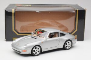 Porsche 911 993 Carrera Argento Bburago 1:18 3050-M1 Pressofusione — immagine 2 di 8