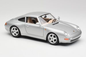 Porsche 911 993 Carrera Argento Bburago 1:18 3050-M1 Pressofusione — immagine 6 di 8