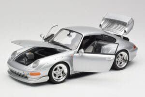 Porsche 911 993 GT2 Arctic Argento Metallizzato UT Models 1:18 27831 Pressofusione — immagine 2 di 8