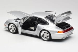 Porsche 911 993 GT2 Arctic Argento Metallizzato UT Models 1:18 27831 Pressofusione — immagine 5 di 8