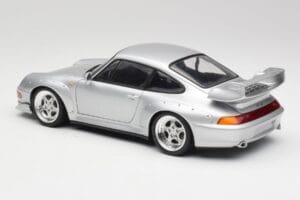 Porsche 911 993 GT2 Arctic Argento Metallizzato UT Models 1:18 27831 Pressofusione — immagine 7 di 8