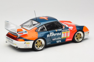 Porsche 911 993 GT2 #10 de Orleans / Saldana BPR Global GT Series 1996 UT Models 1:18 39632 Pressofusione — immagine 3 di 8
