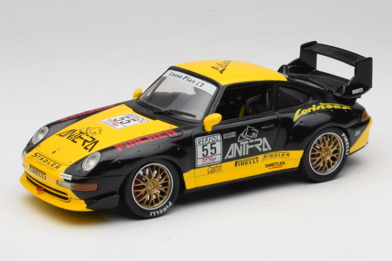 Porsche 911 993 GT2 #55 Nero & Giallo Anson 1:18 30325-W Pressofusione