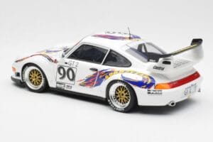 Porsche 911 993 GT2 #90 Vert / Franco / K. Koen Daytona 24 Hours 1998 UT Models 1:18 39813 Pressofusione — immagine 7 di 8