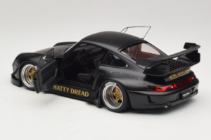 Porsche 911 993 RWB Matt Black With Gold Wheels AUTOart 1:18 78154 Composito — immagine 5 di 8