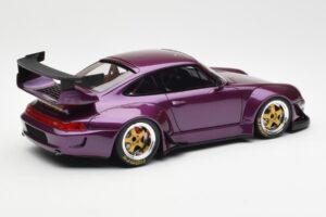 Porsche 911 993 RWB Viola GT Spirit 1:18 GT727 Resina — immagine 2 di 6