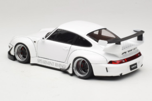 Porsche 911 993 RWB Bianco Gun Grey Wheels AUTOart 1:18 78150 Composito — immagine 7 di 8