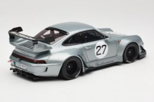 Porsche 911 993 RWB Yuiitsumuni Argento GT Spirit 1:18 GT522 Resina — immagine 2 di 6
