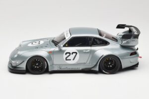Porsche 911 993 RWB Yuiitsumuni Argento GT Spirit 1:18 GT522 Resina — immagine 3 di 6