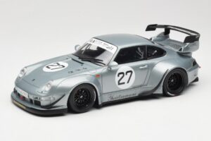 Porsche 911 993 RWB Yuiitsumuni Argento GT Spirit 1:18 GT522 Resina