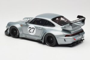 Porsche 911 993 RWB Yuiitsumuni Argento GT Spirit 1:18 GT522 Resina — immagine 5 di 6