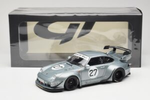 Porsche 911 993 RWB Yuiitsumuni Argento GT Spirit 1:18 GT522 Resina — immagine 6 di 6