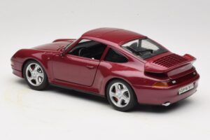 Porsche 911 993 Turbo Rosso Anson 1:18 30320-W Pressofusione — immagine 7 di 8