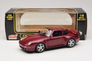 Porsche 911 993 Turbo Rosso Anson 1:18 30320-W Pressofusione — immagine 8 di 8