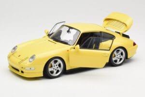 Porsche 911 993 Turbo S Giallo UT Models 1:18 27836 Pressofusione — immagine 2 di 8
