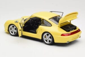 Porsche 911 993 Turbo S Giallo UT Models 1:18 27836 Pressofusione — immagine 5 di 8