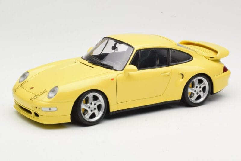 Porsche 911 993 Turbo S Giallo UT Models 1:18 27836 Pressofusione