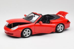 Porsche 911 996 Cabriolet Rosso Gate 1:18 1051 Pressofusione — immagine 2 di 8
