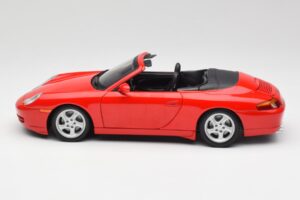 Porsche 911 996 Cabriolet Rosso Gate 1:18 1051 Pressofusione — immagine 4 di 8