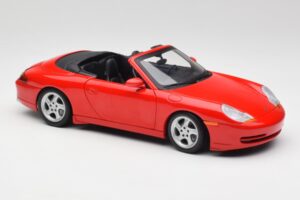 Porsche 911 996 Cabriolet Rosso Gate 1:18 1051 Pressofusione — immagine 6 di 8