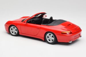 Porsche 911 996 Cabriolet Rosso Gate 1:18 1051 Pressofusione — immagine 7 di 8