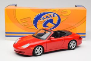 Porsche 911 996 Cabriolet Rosso Gate 1:18 1051 Pressofusione — immagine 8 di 8