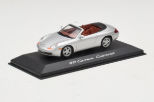 Porsche 911 996 Cabriolet Argento Minichamps 1:43 WAP02004097 Pressofusione — immagine 2 di 4