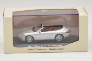Porsche 911 996 Cabriolet Argento Minichamps 1:43 WAP02004097 Pressofusione — immagine 4 di 4