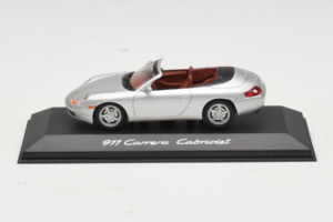Porsche 911 996 Cabriolet Argento Minichamps 1:43 WAP02004097 Pressofusione