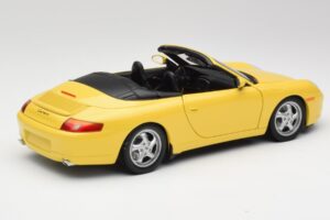 Porsche 911 996 Cabriolet Speed Giallo UT Models 1:18 27906 Pressofusione — immagine 3 di 8