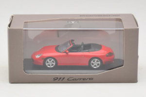 Porsche 911 996 Carrera 4S Cabriolet Rosso Minichamps 1:43 400062831 Pressofusione — immagine 4 di 4
