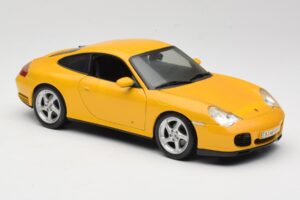 Porsche 911 996 Carrera 4S Giallo Maisto 1:18 WAP02101610 Pressofusione — immagine 6 di 8