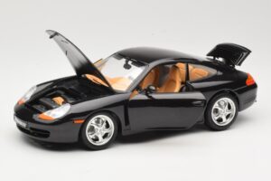 Porsche 911 996 Carrera Nero Bburago 1:18 3385-M2 Pressofusione — immagine 2 di 8