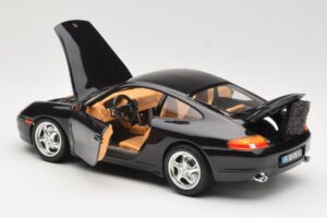 Porsche 911 996 Carrera Nero Bburago 1:18 3385-M2 Pressofusione — immagine 5 di 8
