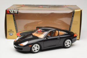Porsche 911 996 Carrera Nero Bburago 1:18 3385-M2 Pressofusione — immagine 8 di 8