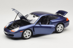 Porsche 911 996 Carrera Blu Bburago 1:18 WAP02100897 Pressofusione — immagine 2 di 8