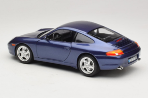 Porsche 911 996 Carrera Blu Bburago 1:18 WAP02100897 Pressofusione — immagine 7 di 8