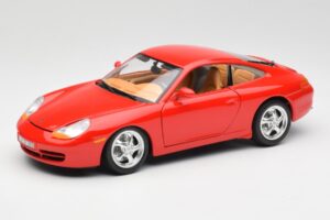 Porsche 911 996 Carrera Rosso Bburago 1:18 3385 Pressofusione