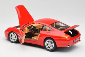 Porsche 911 996 Carrera Rosso Bburago 1:18 3385 Pressofusione — immagine 5 di 8