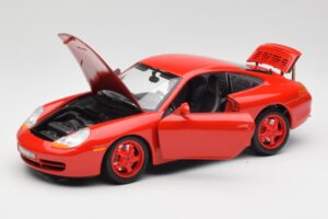 Porsche 911 996 Carrera Rosso Edizione Limitata Bburago 1:18 3385-M1 Pressofusione — immagine 2 di 8