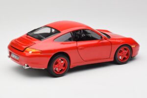 Porsche 911 996 Carrera Rosso Edizione Limitata Bburago 1:18 3385-M1 Pressofusione — immagine 3 di 8