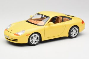 Porsche 911 996 Carrera Giallo Bburago 1:18 30085-M1 Pressofusione