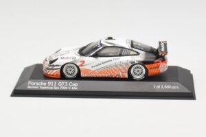 Porsche 911 996 GT3 Cup #2 VIP Car 2000 Minichamps 1:43 WAP020XXX15 Pressofusione