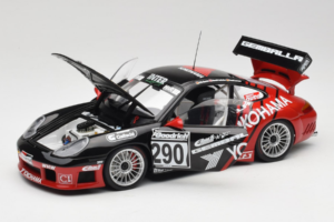 Porsche 911 996 GT3 RS #290 N. Bartels / H. Jacksties / F. Lorenzo Yokohama 24 Hours of Nurburgring 2003 AUTOart 1:18 80372 P — immagine 2 di 8