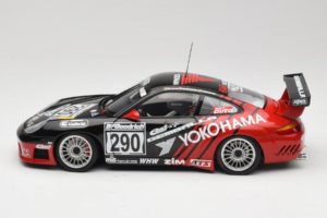 Porsche 911 996 GT3 RS #290 N. Bartels / H. Jacksties / F. Lorenzo Yokohama 24 Hours of Nurburgring 2003 AUTOart 1:18 80372 P — immagine 4 di 8