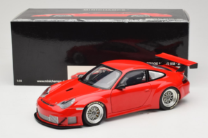 Porsche 911 996 GT3 RSR FIA GT 2004 Rosso Minichamps 1:18 100046400 Pressofusione — immagine 8 di 8