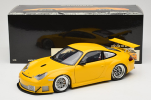 Porsche 911 996 GT3 RSR Yello ALMS 2004 Minichamps 1:18 100046401 Pressofusione — immagine 8 di 8