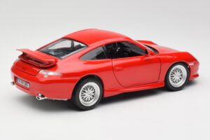 Porsche 911 996 GT3 Strasse Rosso Bburago 1:18 30395 Pressofusione — immagine 3 di 8